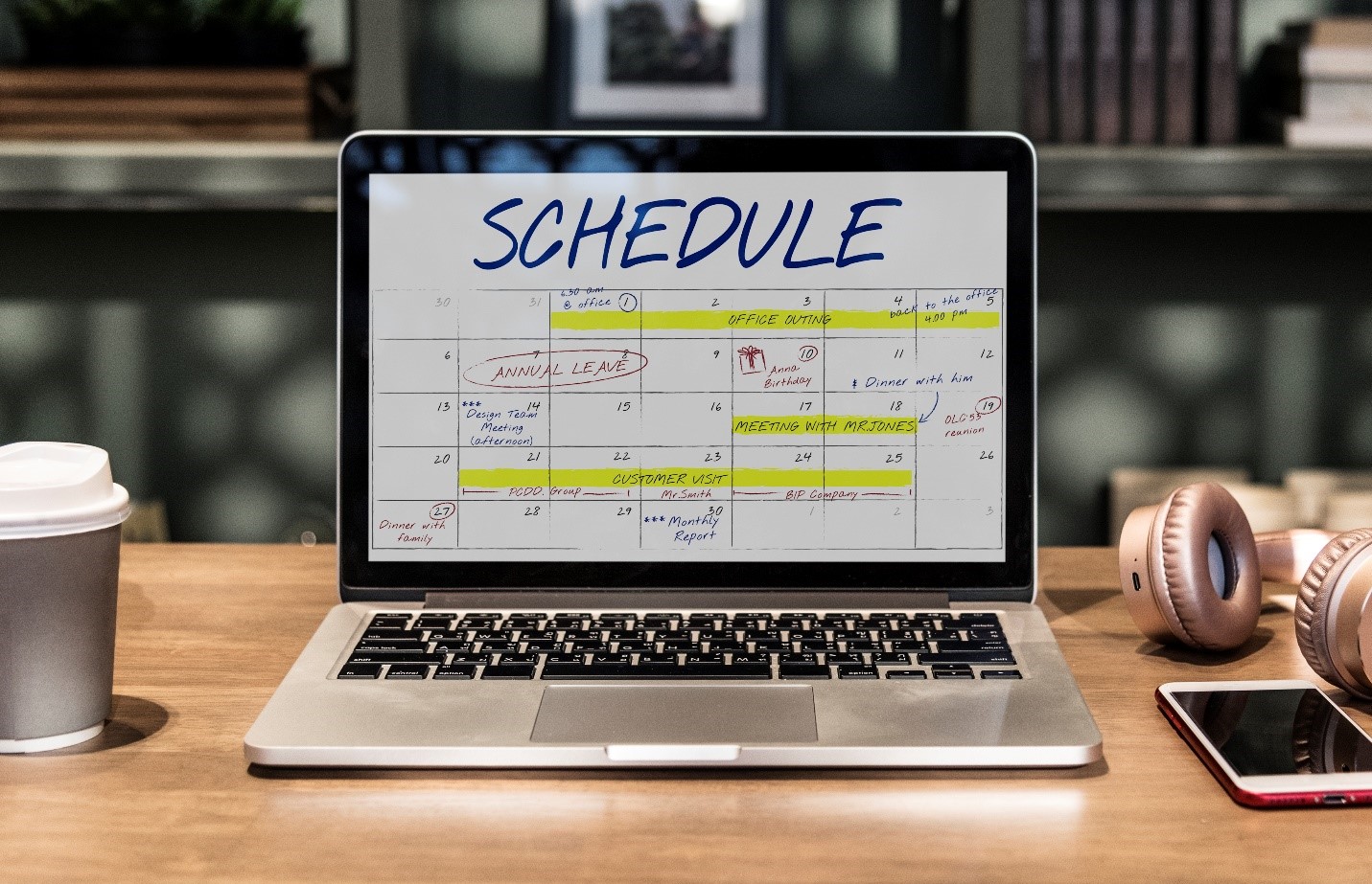 Have a schedule and spend time each week to bookkeeping